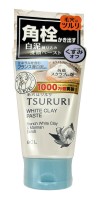 TSURURI WHITE CLAY PASTE / Пена-скраб с белой глиной и растительными экстрактами