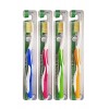 Tourmaline toothbrush Зубная щетка со сверхтонкой двойной щетиной (средней жесткости и мягкой) “Турмалин”