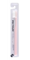 Dental care Nano Silver Pectrum Toothbrush / Зубная щетка c наночастицами серебра и сверхтонкой  двойной щетиной (мягкой и супермягкой) (Цвет молочно-розовый)