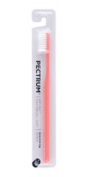 Dental care Nano Silver  Pectrum Toothbrush / Зубная щетка c наночастицами серебра и сверхтонкой  двойной щетиной (мягкой и супермягкой)(Цвет кораллово-красный)