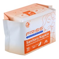 FRISS Sanitary Pad “Lady`s story” / Премиальные гигиенические прокладки для женщин, дневные (Чип 4 в 1 с турмалином и наносеребром)