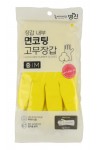 MJ Flocking Gloves / Перчатки латексные хозяйственные с хлопковым напылением