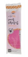 MJ BEIGLE GLOVES / Перчатки латексные хозяйственные удлиненные, с манжетой, размер M