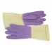 RUBBER GLOVE TWO TONE / Перчатки латексные хозяйственные двухцветные  размер S