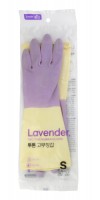 RUBBER GLOVE TWO TONE / Перчатки латексные хозяйственные двухцветные  размер S