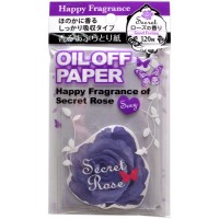 Oil Off Paper / Салфетки для снятия жирного блеска (с ароматом розы)