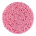 Спонж косметический  для очищения кожи лица  в индивидуальной упаковке, розовый