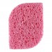 Спонж косметический  для очищения кожи лица  в индивидуальной упаковке, в виде капли, розовый