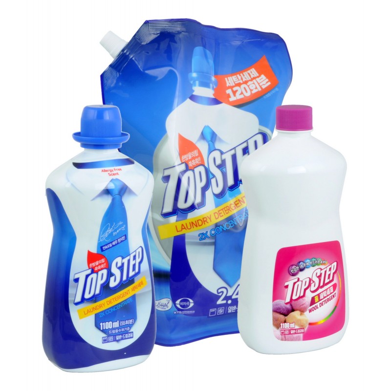 TOP STEP Laundry Detergent / Жидкое средство для стирки "TOP STEP - Си...
