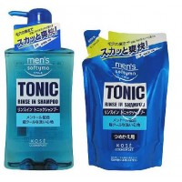 KOSE COSMEPORT / Тонизирующий шампунь и ополаскиватель (2 в 1) Tonic Rinse In Shampoo